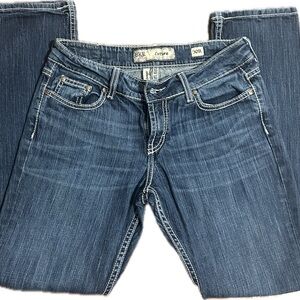 BKE Women's Boot Cut Blue Jeans